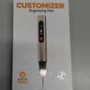 Customizer Engraving Pen (Formerly Culiau): Ultimate Cordless Portable Tool for Artists & DIYers - Engrave 50+ Surfaces - Beginner Friendly - Rechargeable - Free 30 Bits & Mastery Guide