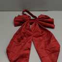 Gejoy Christmas Velvet Red Bow Christmas Tree Topper Bow Decorations 17.7''x9.8'' Red Xmas Decorations for Xmas Tree Home Wreath Front Door Fireplace