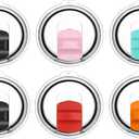 20 oz Tumbler Lids for Yeti, 6 Pcs Replacement Magnetic Spill-Resistant Lids for Yeti 20 oz Tumbler, 10 oz Mug, 10 oz Lowball with Magnetic Slider Switch, BPA Free