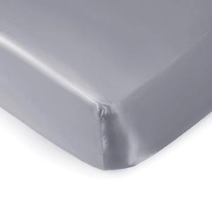 Pro Goleem Satin Soft Crib Sheet Great for Baby with Sensitive Hair Silky Baby Mattress Sheet Gray Unisex 52x28x8 Fitted Sheet