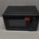 Emerson MW7302B Compact Countertop Microwave Oven with Touch Control, LED Display, 700W, 10 Power Levels, 6 Auto Menus, Glass Turntable and Child Safe Lock, 0.7 Cu., Ft. Black