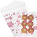 PATIKIL Cookie Treat Bags, 3" x 4" 100 Pcs Clear Self Sealing Bags Matte OPP Bakery Packaging for Biscuits Popcorn Party Favors Weddings