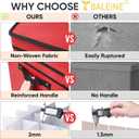 BALEINE Christmas Ornament Storage Box with Dividers, Premium Holiday Ornaments Storage Container Bin for Xmas Decorations (64 Ball, Green, Without Tray)