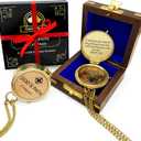 God's Path Compass Communion & Confirmation Gift for Teenage Boys | Baptism Religious Gifts for Men, Christian, Catholic, Graduation | Sentimental & Inspirational Present Greeting Card Included