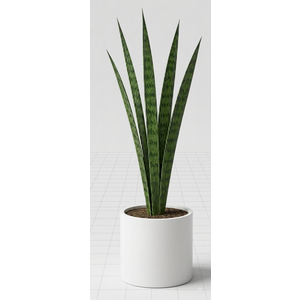 Artificial 5ft Snake Plant 59in Tall Faux Grass Plant in Pot, Indoor Outdoor Artificial Greenery for Home, Office, Wedding & Party Decor