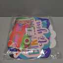 BLUE PANDA Happy Birthday Rainbow Car Decorations for Parade, Balloons, Banner, and Signs - Happy Birthday Banner - Pandas - Rainbow Balloon - Valentines Confetti - Space Party Decorations