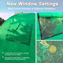 59*59*60 Large Winter Plant Warm Covers with Air Hole for Raised Bed- Warm Tent Freeze Protection Humidity Domes for Germination, Seedling Propagation Protecting Plants from Animals