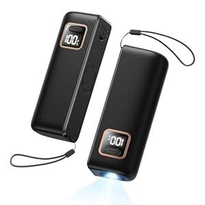 Hand Warmers Rechargeable 2 Pack, 3 Sided Fast Heating, 6000mAh Magnetic AI Electric Handwarmer with LED Light, Smart Display, 5 Heat Settings for Hunting, Golf, Men Women Kids Gifts