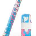 43 Inch Bat Grip Tape with 1.5 mm Cushioned Non-Slip Texture, All-Weather Baseball & Softball Bat Wrap, Shock Absorbing and Easy Install for Youth & Adult