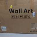Large Framed 3D Textured Abstract Wall Art for Living Room, 3 Piece Modern Geometric Pictures Wall Decor, Neutral Minimalist White Brown Paintings for Bedroom Dining Room Hallway Office, 24x36 In, 24"w X 36"h X 3pcs