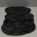 SATINIOR 4 Pcs Black Bowling Shoe Covers XL Non-Slip Bowling Shoe Covers Protector Accessories Modern Sports Supplies for Men Women Adult(L)