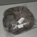 MOJUN Round Throw Pillow, 17.7" Velvet Round Pumpkin Pillow Meditation Pillow Floor Cushion for Sofa Yoga Living Room Tatami Sitting Chair Pads Window Balcony Decoration Pillows, Brown