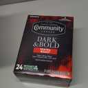Community Coffee Dark & Bold Exxtra Boost 24 Count Coffee Pods, Compatible with Keurig 2.0 K-Cup Brewers, Pack Of 4