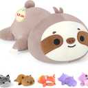 Onsoyours Original Weighted Sloth Plush, Cute 13.8"|1.8 Pound Hugging Sloth Weighted Stuffed Animal, Soft Collectible Plushies Pillow Toy Gift for Kids & Adults