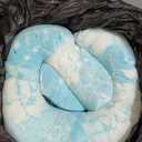 PERLECARE 3 Inch Queen Memory Foam Mattress Topper, Cooling Gel Infused Mattress Pad, Ventilated Bed Topper for Pressure Relief, CertiPUR-US Certified, Blue