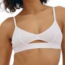 Organic Basics Women's Soft Touch Triangle Bralette (White)