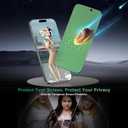 2 x Privacy Screen Protector for iPhone 17 Air [6.6 inch][2 Pack] Anti-Spy Private Tempered Glass Film [Easy Install] [9H Hardness] [Military Grade Shatterproof] [Anti Scratch] [Case Friendly] (Green)