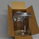 Showvigor 2 Pack Wide Mouth Mason Jars 16oz - Airtight Glass Canning Jars for Food Storage, Meal Prep, Overnight Oats, Pickling, Salad & Wedding Favors (Leak-Proof Lids)