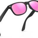 FEIDUSUN Sunglasses Men Polarized Sunglasses for Mens and Womens,Black Retro Sun Glasses Driving Fishing UV Protection