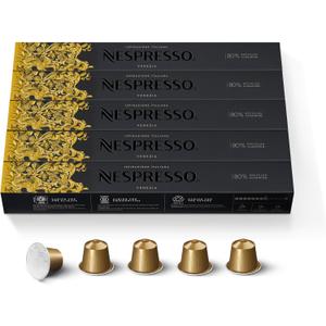 Nespresso Capsules Original Line, Ispirazione Venezia, Medium Roast Coffee Pods, 50-Count Espresso Coffee Pods, Best Before 28.02.2026