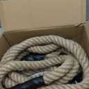 Climbing Rope Gym Workout - 10FT 15FT 20FT 25FT 30FT 35FT Heavy Duty Jute Thick Ropes for Adults Strength Training Outdoor Tree Swing Indoor Home Fitness Exercise - 1.5 Inch