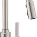 Moen Genta LX Spot Resist Stainless One-Handle Modern Kitchen Faucet with Pull Down Sprayer and a Reflex Docking Head, Featuring Power Boost for a Faster Clean, 7882SRS