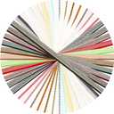 Tenceur 24 Pcs Book Binding Headbands 11.8 Inches Long 0.5 Inch Wide Cotton Book End Band Materials Kit for Beginners DIY 24 Colors Cuttable School Supplies