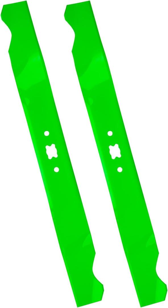 Lawn Mower Blades Mulching with 21 inch Deck Fits for 742-0741 942-0741 742-0741A 942-0741A for Troy Bilt TB110 TB240 TB230 TB130 TB200 TB160 TB210 TB280ES TB320 TB115 TB220, 2 PCS