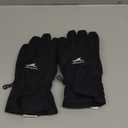 Achiou Kids Ski Gloves, Waterproof Winter Snow Snowboard Gloves Warm Touchscreen for Kids Boys Girls Children Skiing Cycling (L (9-10 Years), Black)