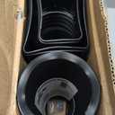 2 Pack Flexible Rain Gutter Downspout Extensions,Drain Downspout Extender,Gutter Extension Flexible,Down Spout Drain Extension Pipes,Extendable from 21 to 60 Inches (Black)