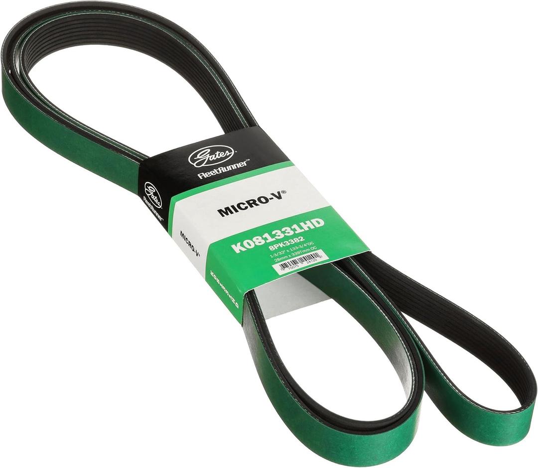 Gates K081331HD Fleet Runner Heavy Duty Micro V Serpentine Drive Belt