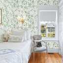 Naphite Green Leaf Peel and Stick Wallpaper Boho Modern 197inL 17.3inW Contact Paper for Cabinets Sage Green Leaves Self Adhesive Removable Wallpaper for Bathroom Waterproof Botanical Flower Decor
