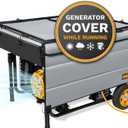 IGAN Generator Covers While Running for most 3500w-12000w Generators - Ultra Heavy Duty Generator Covers for Outside - Portable Waterproof Generator Cover, Generator Enclosure Outdoor Gray