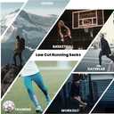 Wildarms Coolmax Bamboo Viscose Compression Running Socks for Men 3 Pairs Athletic Anti Blister Socks Cushioned Ankle Socks