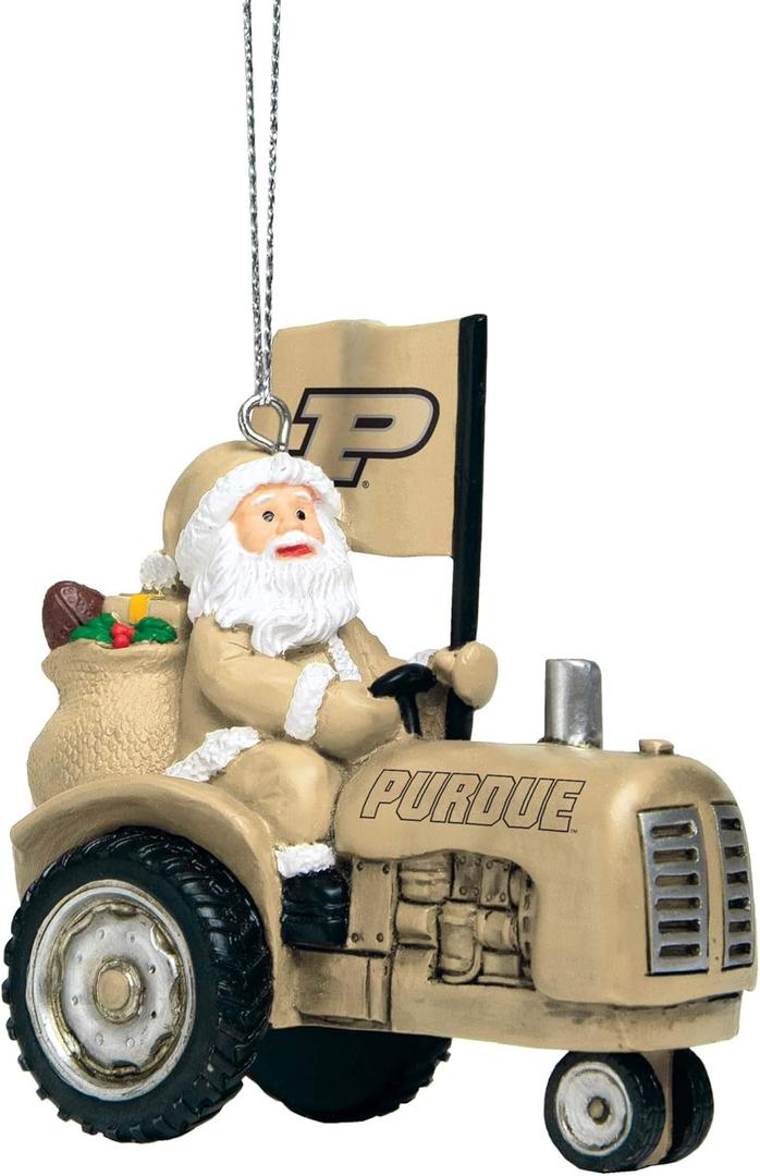 FOCO NCAA Unisex-Adult Santa Riding Tractor Holiday Christmas Tree