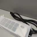 JUNNUJ Heavy Duty Surge Protector, 12 Gauge Extension Cord, Silver, 6 FT
