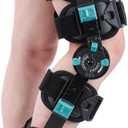 Hinged Rom Knee Brace, Adjustable Post Op Knee Immobilizer for Recovery Stabilization, ACL, MCL and PCL Injury, Medical Orthopedic Support Stabilizer After Surgery for Left and Right Leg