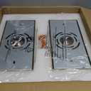 Champagne Brass Bathroom Wall Sconce - Set of 2 Modern Gold Light Sconces - Clear Glass Tube Vanity Lights - Vertical or Horizontal Mounted Dimmable Lighting Fixtures for Indoor Living Room Hallway