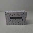 Travel Clear Makeup Bag with Makeup Brush Bag, Leather Make up Case Toiletry Bag, Portable Cosmetic Bag Case, Transparent Waterproof Cosmetic Organizer Storage Bag for Women, Off-White