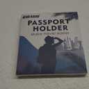 GOAUS Passport Holder for Travel with Airtag Card Slots, Money Pocket, Travle Gifts for Women Men RFID Blocking Wallet Book Case Blue