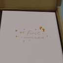 Holoary Baby Photo Album 4x6 100 Photos with Writing Area, 100 Pockets 4x6 Picture Album, Linen Fabric Cover Picture Book for Photos, Baby Photo Albums Hot Stamping Cover(Pink)