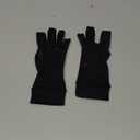 FREETOO Hand Compression Gloves for Swelling, Neuropathy, Arthritis Gloves for Women for Pain, Typing, Sleeping, Carpal Tunnel Gloves with Grip for Daily Use Fits Palm 6.5''-7'' Black XS