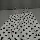 Polka Dot 2 Piece Sets for Women Summer Lounge Sleeveless Peplum Top Shorts Set Vacation Beach Matching Outfits Size M