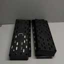 SPACELEAD Slim Storage Cart 4 Tier,Bathroom Organizer Rolling Utility,Mobile Shelving Unit Slide Out for Office, Kitchen, Laundry Room & Narrow Places,Black