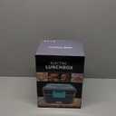 Electric Lunch Box Food Heater: 3.5 Liters Double Layer Heated Lunch Box for Adults, 90W Food Warmer for Car/Truck/Office Use, Ideal for Men, Women, Adults with Fork & Spoon and Insulated Carry Bag (Green)