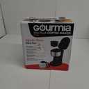 Gourmia Coffee Maker  5 Cup, One-Touch Brew, Pause & Serve, Automatic Keep Warm, Stainless Steel Accents, Black