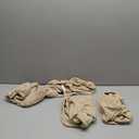 Genina Seat Covers for Dining Room Chair Seat Slipcovers Kitchen Chair Covers (Khaki, 4 Pcs)