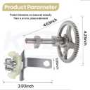 84005207 793880 Camshaft Kit & 691968 Governor Kit for B&S, Replaces 391764, 490815, 84005207, 792681, 793583, 792681, Included 697110 272475S Gasket, 690564 Valve Tappet, 795387 Oil Seal