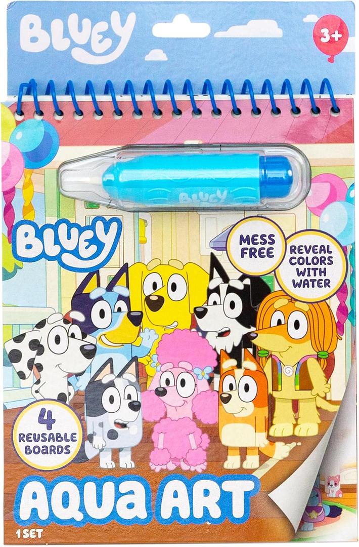 Bluey Aqua Art Friends Forever