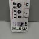 12-Piece Hole Saw Kit, Includes 8 Sizes (3/4" to 2-1/2"), Arbors, Drill Bits, and Hex Key, Ideal for Softwood, Plywood, and PVC (Black)